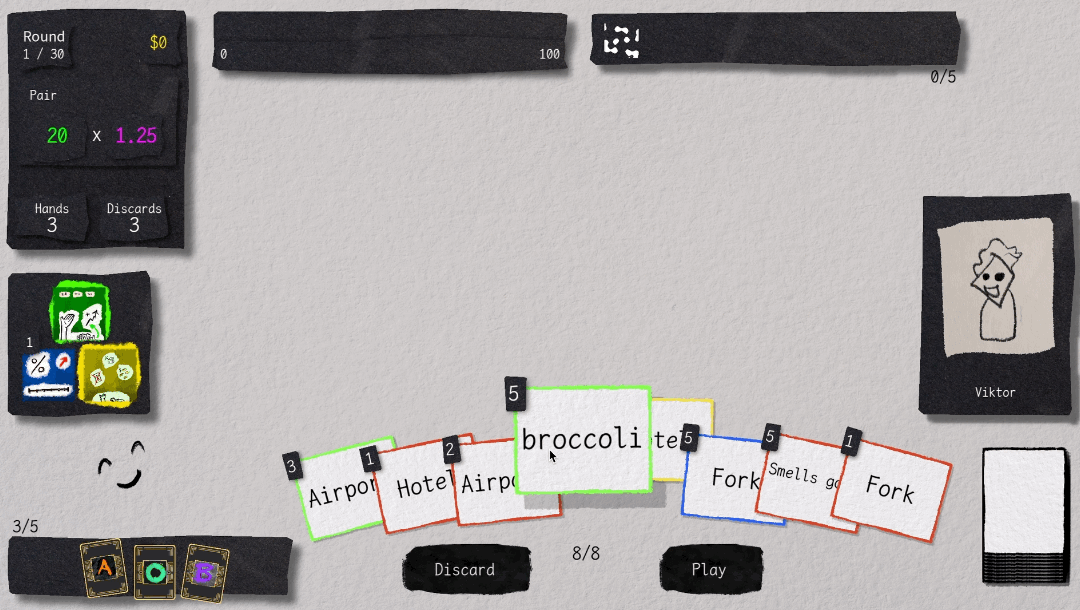 Selecting the best hand to play every turn
